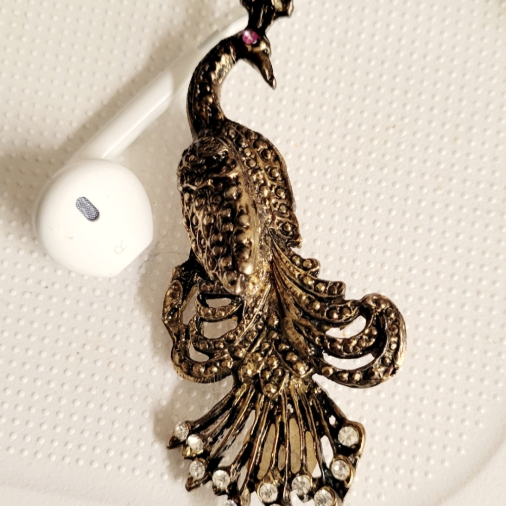 Vintage Peacock brooch